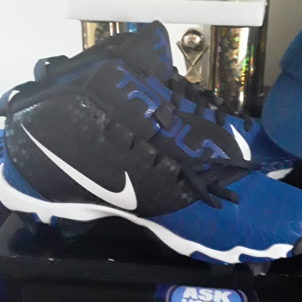 Royal blue ,black and white size 3